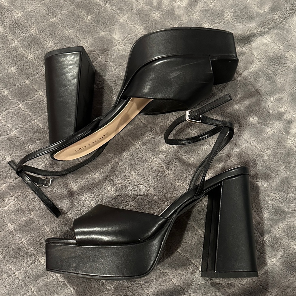 Black Platform Heels